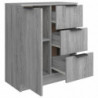 Sideboard Grau Sonoma 60x30x70 cm Holzwerkstoff