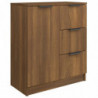 Sideboard Braun Eichen-Optik 60x30x70 cm Holzwerkstoff