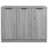 Sideboard Grau Sonoma 90,5x30x70 cm Holzwerkstoff