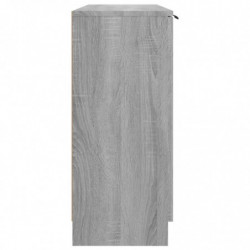 Sideboard Grau Sonoma 90,5x30x70 cm Holzwerkstoff