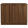 Sideboard Braun Eichen-Optik 90,5x30x70 cm Holzwerkstoff