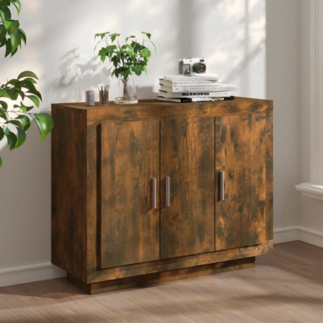 Sideboard Räuchereiche 92x35x75 cm Holzwerkstoff