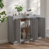 Sideboard Grau Sonoma 92x35x75 cm Holzwerkstoff