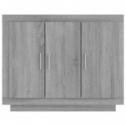 Sideboard Grau Sonoma 92x35x75 cm Holzwerkstoff