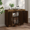 Sideboard Braun Eichen-Optik 92x35x75 cm Holzwerkstoff