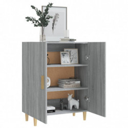 Sideboard Grau Sonoma 70x34x90 cm Holzwerkstoff