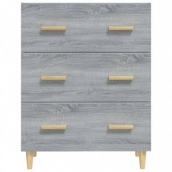 Sideboard Grau Sonoma 70x34x90 cm Holzwerkstoff