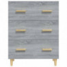 Sideboard Grau Sonoma 70x34x90 cm Holzwerkstoff