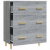 Sideboard Grau Sonoma 70x34x90 cm Holzwerkstoff