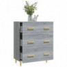 Sideboard Grau Sonoma 70x34x90 cm Holzwerkstoff