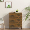 Sideboard Räuchereiche 69,5x34x90 cm Holzwerkstoff