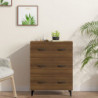 Sideboard Braun Eichen-Optik 69,5x34x90 cm Holzwerkstoff