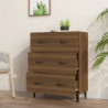 Sideboard Braun Eichen-Optik 69,5x34x90 cm Holzwerkstoff