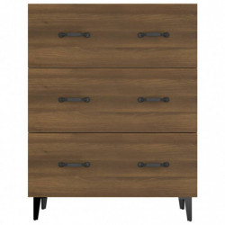 Sideboard Braun Eichen-Optik 69,5x34x90 cm Holzwerkstoff