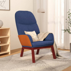Relaxsessel Blau Stoff