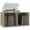 Schallplatten-Aufbewahrungsbox Sonoma Eiche 71x34x36 cm