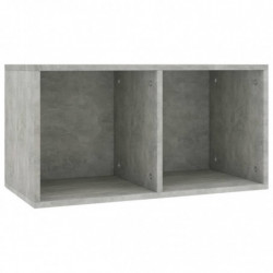 Schallplatten-Aufbewahrungsbox Betongrau 71x34x36 cm