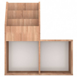 Kinder-Bücherregal Sonoma-Eiche 71x30x78,5 cm Spanplatte