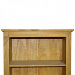 Bücherschrank 5 Fächer Mexiko-Stil Kiefernholz 81x40x170 cm