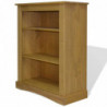 Bücherschrank 3 Fächer Mexiko-Stil Kiefernholz 81x29x100 cm