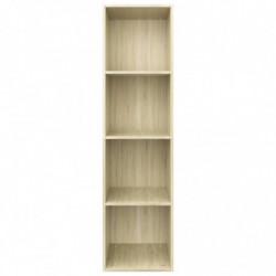 Bücherregal/TV-Schrank Sonoma-Eiche 36x30x143 cm Holzwerkstoff