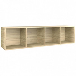 Bücherregal/TV-Schrank Sonoma-Eiche 36x30x143 cm Holzwerkstoff