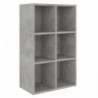 Bücherregal/Sideboard Betongrau 66x30x97,8 cm Holzwerkstoff