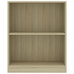 Bücherregal Sonoma-Eiche 60x24x74,5 cm Holzwerkstoff