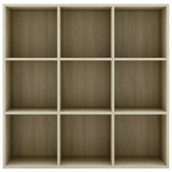 Bücherregal Sonoma-Eiche 98x30x98 cm Holzwerkstoff