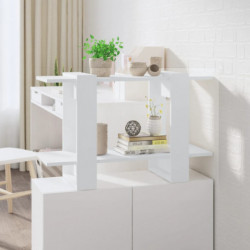 Bücherregal/Raumteiler Weiß 80x30x51 cm