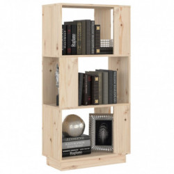 Bücherregal/Raumteiler 51x25x101 cm Massivholz Kiefer