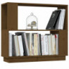 Bücherregal/Raumteiler Honigbraun 80x25x70 cm Massivholz