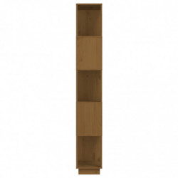 Bücherregal/Raumteiler Honigbraun 80x25x163,5 cm Massivholz