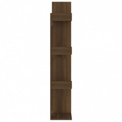 Bücherschrank 48x25,5x140 cm Eiche Braun Holzwerkstoff