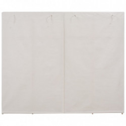 Kleiderschrank Weiß 200 x 40 x 170 cm Stoff