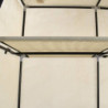 Kleiderschrank mit Fächern und Stangen Creme 150x45x175cm Stoff