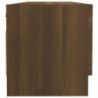 Kleiderschrank Braun Eichen-Optik 100x32,5x35 cm Holzwerkstoff