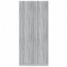 Kleiderschrank Grau Sonoma 90x52x200 cm Holzwerkstoff