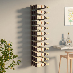 Wand-Weinregal für 36 Flaschen Golden Eisen