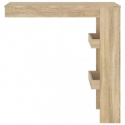 Wand-Bartisch Sonoma-Eiche 102x45x103,5 cm Holzwerkstoff