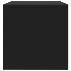 Nachttisch Schwarz 40x30x30 cm Holzwerkstoff