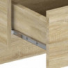 Wand-Nachttisch Sonoma-Eiche Holzwerkstoff