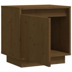 Nachttisch Honigbraun 40x30x40 cm Massivholz Kiefer