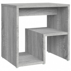 Nachttische 2 Stk. Grau Sonoma 40x30x40 cm Holzwerkstoff