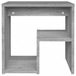 Nachttische 2 Stk. Grau Sonoma 40x30x40 cm Holzwerkstoff