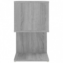 Nachttische 2 Stk. Grau Sonoma 50x30x51,5 cm Holzwerkstoff