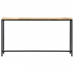 Konsolentisch 140 x 35 x 76 cm Massivholz Mango