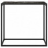 Konsolentisch Schwarz 80x35x75 cm Hartglas