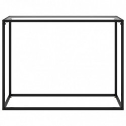 Konsolentisch Transparent 100x35x75 cm Hartglas