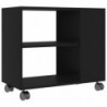 Beistelltisch Schwarz 70x35x55 cm Holzwerkstoff